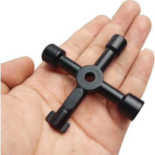 Multifunction 4 Ways Universal Triangle Wrench Key Plumber Keys Triangle For Gas Electric Meter Cabinets Bleed Radiators