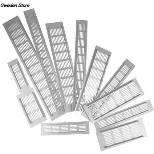 1x Vents Perforated Sheet Aluminum Alloy Air Vent Perforated Sheet Web Plate Ventilation Grille Vents Perforated Sheet