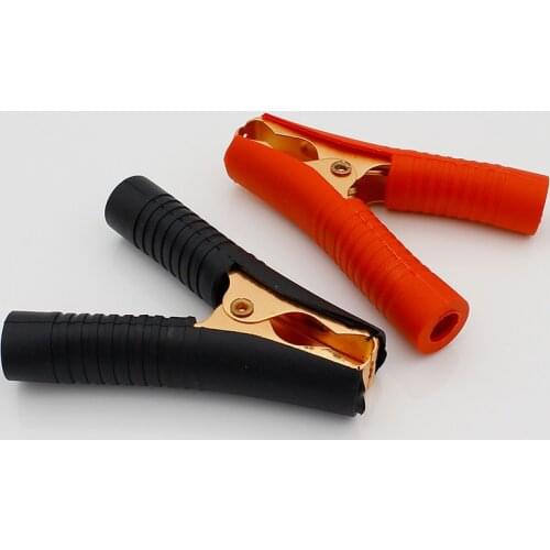 2pcs Hot Car Alligator Clips Battery Clamps Crocodile Clip 100A Red+Black