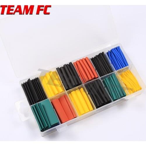 280 Pcs/set Multi-size Insulated Heat Shrink Tubing with Box for RC Crawler Car RC Model Motor ESC Soldering S107