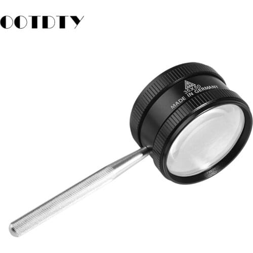 35X Handheld Magnifier Metal High Clarity Reading Magnifying Glass Portable