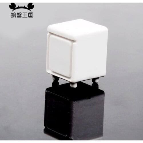 6pcs 1:25 1:30 Bedside Table Cabinet Model Decorative Miniature Furniture Model Living Room Bedside Table Toys