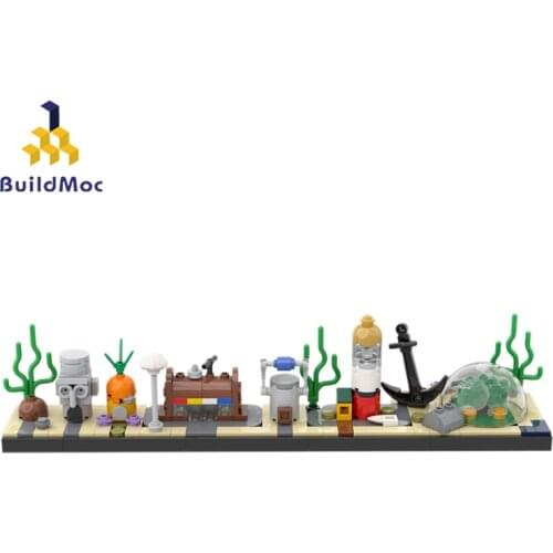 Buildmoc City Architecture Skylines Movie Castle Magic School Modular Cheeks Home Shop Building Blocks Toys For Children Gifts