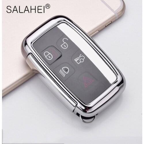 TPU+PC Car Key Case Cover For Land Rover A9 Range Rover Sport Evoque Freelander 2 Jaguar XE XJ XJL XF C-X16 V12 Guitar F X Typ