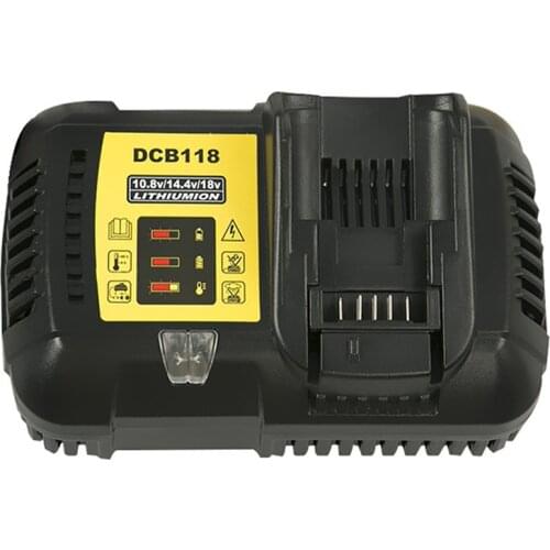 DCB118 Li-ion Battery Charger Charging 4.5A For DeWalt 10.8V 12V 14.4V 18V 20V DCB101 DCB200 DCB140 DCB105 4.5 Quick Charger