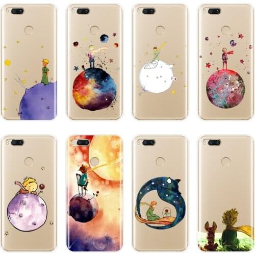 For Xiaomi Mi A1 A2 Lite 8 SE Mi5 Mi6 Mi8 Phone Case Silicone The Little Prince Back Cover For Xiaomi Mi 5 5C 5S 5X 6 6X Plus