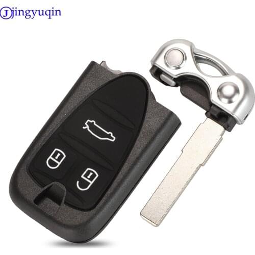 Jingyuqin 3 Buttons Smart Remote Car Key Shell Cover For Alfa Romeo 159 156 Giulietta Brera Spider GT Remote Smart Key