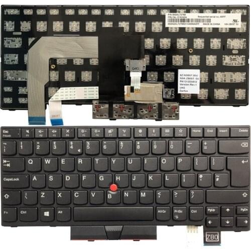 New UK laptop keyboard for Lenovo IBM ThinkPad T470 UK laptop keyboard black NO backlight