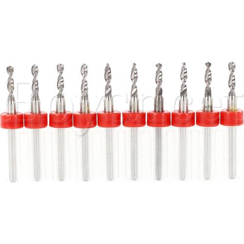 PCB Print Circuit Board Tip Spiral Flute Carbide Micro Drill Bits For PCB jewelry Making CNC Engraving 2.3mm 10PCS