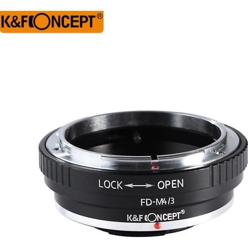 K&F CONCEPT Lens Mount Adapter Ring for Canon FD Lens to M4/3 Camera Body for Olympus PEN E-P1 P2 for Panasonic Lumix GF1 GF2
