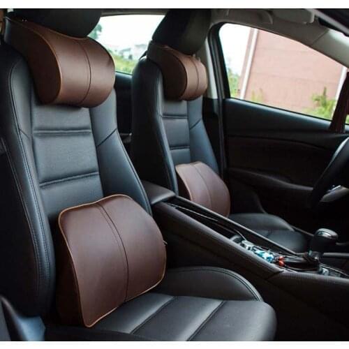 Rete Auto Car Seat pillow/waist cushion headrest Universal Fit SUV sedans front/back seat automotive parts Space Memory Foam