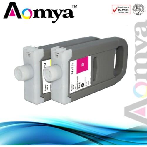 12 color PFI-701/702 Compatible Wide Format ink cartridges for Canon iPF9100 printer with Specialized Pigment ink