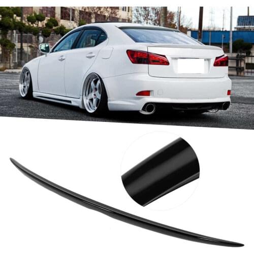 Glossy Black for VIP Style Trunk Lid Spoiler For Lexus IS 250 350 ISF 2006-2013 Auto Car accessories