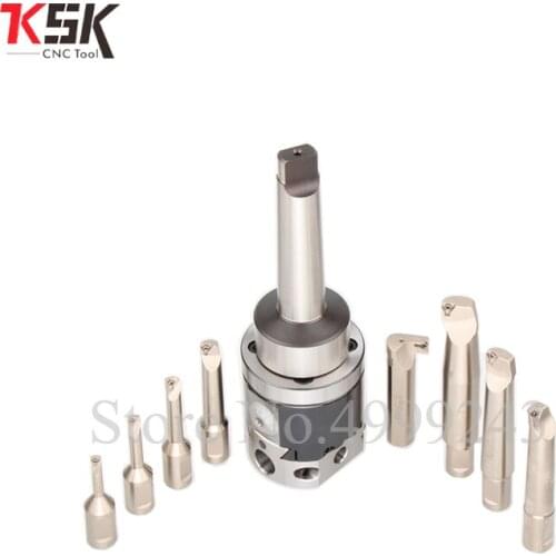 MT5 boring system Taper MTA5 nbh2084boring head with boring bar set Accuracy 0.01mm wide range boring tool