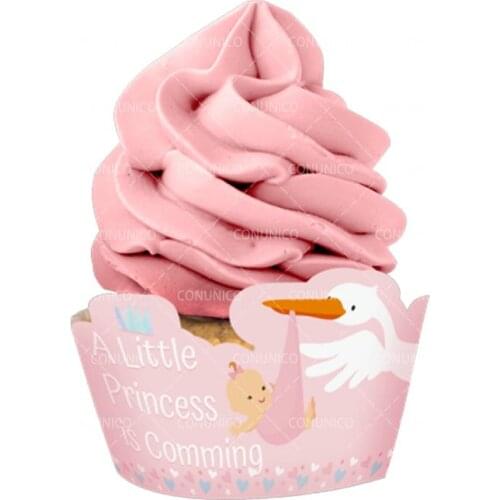 Princess Party Decorations Supplier Garland Paper Cake Wrapper Napkin banner Baby Shower Girl Birthday Decoration Kids