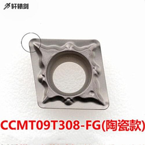 10pcs CCMT09T304 CCMT09T308 HQ MT TC FG XC3000 Cermet CNC Lathe Blade Stainless Steel Oouter Circle Inner Hole Knife Grain Borin