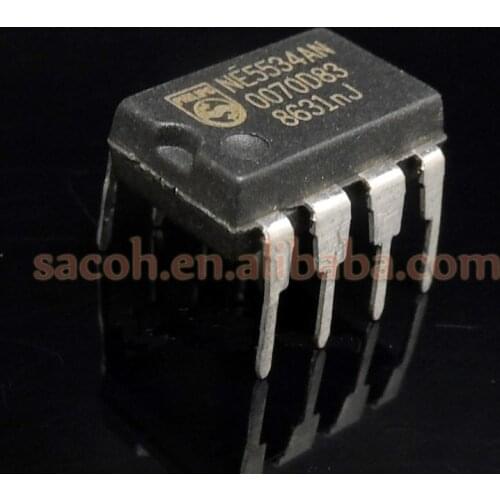 10PCS/lot New OriginaI NE5534AN NE5534ANG or NE5534N NE5534NG NE5534 DIP-8 Low noise op amp