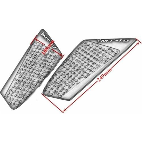 Motorcycle Accessories Tank Gas Pad Knee Fuel Side Grips Protector For Yamaha MT-10 FZ-10 2016-2017