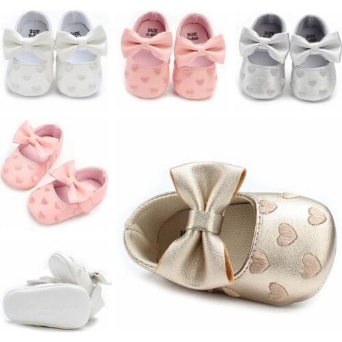 Spring Autumn PU Newborn Baby Boy Girl Baby First Walkers Soft Moccs Ballet Shoes Soft Soled