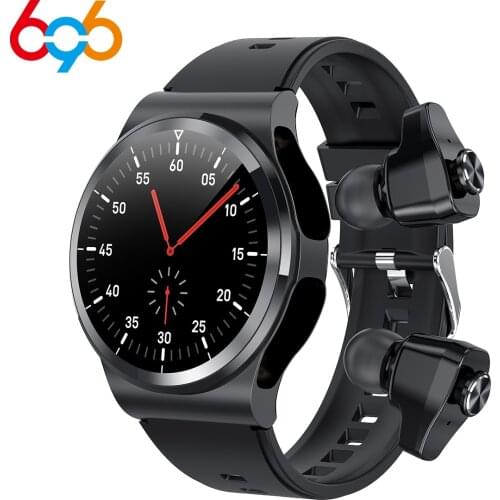 GT69 TWS Wireless Bluetooth Headset Smart Watch For Women 1.28" DIY Screen Bluetooth Call Weather Heart Rate Tracker PK GT2 Pro