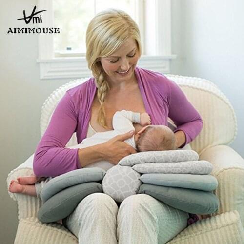 Baby Pillow Multifunction Breastfeeding Pillow Multi-layer Adjustable Cotton Pillows Infant Baby Stereotypes Pillow Nursing Use