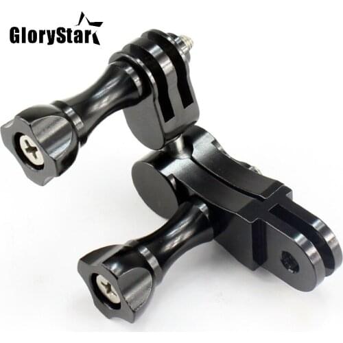 Aluminum Ball Joints Set Mount Adapter for Gopro Hero 4 Session 9 876543+S OSMO Xiaomi Yi Sport Action Camera