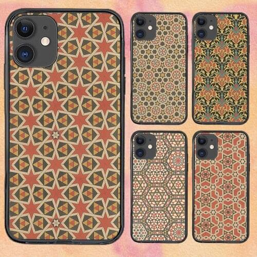 Classical Texture Carpet For iPhone 11 Case 6 Mini Pro XS Max X XR 11 8 Plus Luxur Soft TPU Airbag Cover 12Pro 11Pro 12Mini