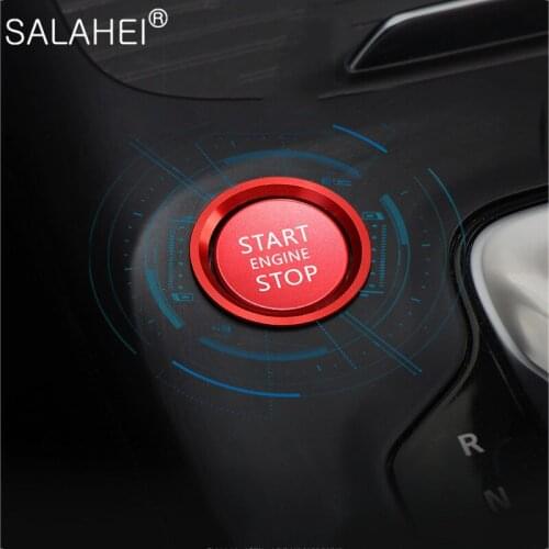 Hot Car Start Stop Button Decoration Ignition Ring Accessories Styling Fit For Infiniti New 18 QX50 For Nissan Engine Sticker
