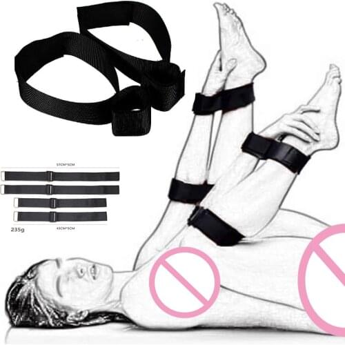 Manyjoy Adult Slave BDSM Bondage Nylon Hand Handcuff Sex Toys For Woman Couples Fetish Cuffs Thigh Restraint Strap Sexy Products