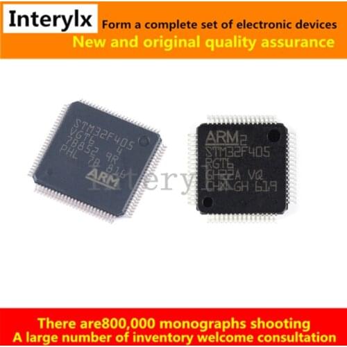 1Pcs New STM32F405RGT6 STM32F405VGT6 STM32F405ZGT6 LQFP-64/100/144 MCU Chip Micro Controller IC Can be Bom With Single Quotes
