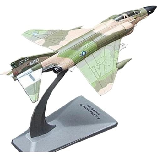 1/144 Scale F-4C Military Classic Aircraft Airplane Models Toys Adult Children Display Plane Collections Gifts Souvenir display