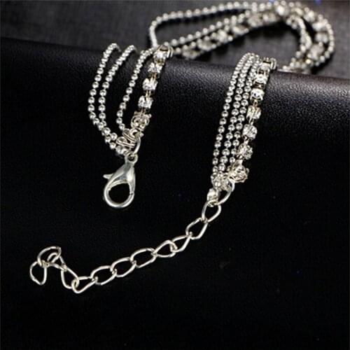 Fashion Ankle Bracelet Charm Foot Jewelry boot Crystal Beads Multilayer Chain jewelry chains cheville Leg Bracelet