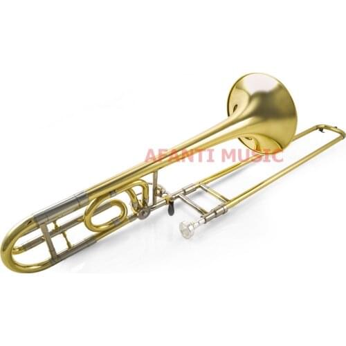 Afanti Music Bb tone / Yellow Brass / Gold finish Trombone (ATB-1041)