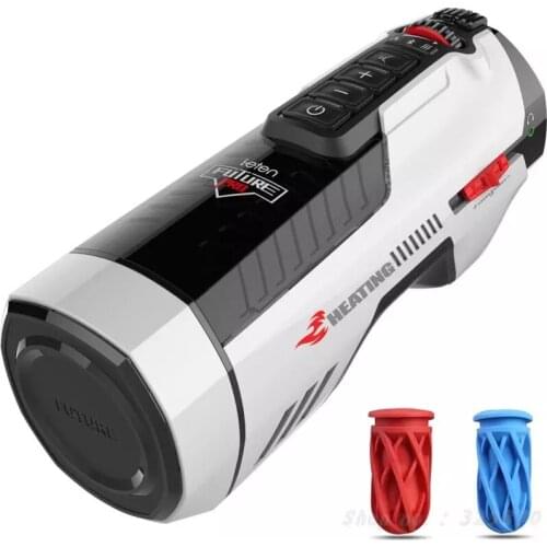 New Leten Male Masturbators Automatic Rotation Telescopic Heating With Moaning Vagina Vibrator Masturbation Cup Sex Toys For Men