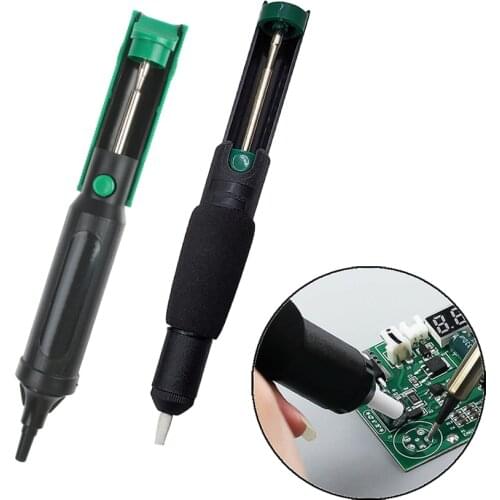 Plastic Powerful Desoldering Pump Suction Tin Vacuum Soldering Iron Desolder Gun Soldering Sucker Pen Removal Hand Welding Tools