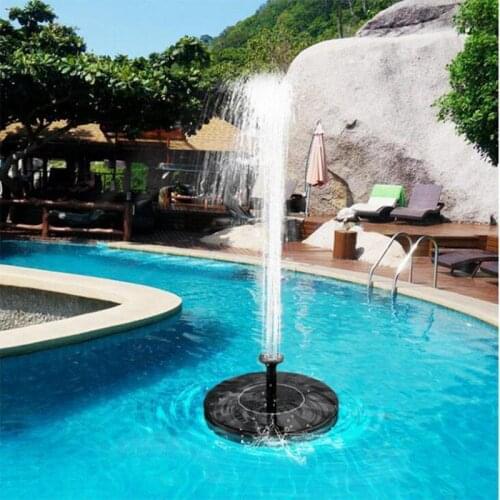 Garden Fountains 7V Solar Garden Fountain Pump Waterfalls Power Solar Bird Fountain Powered Water Pump Birdbath Fountain