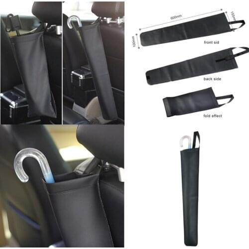 Foldable Waterproof Car Umbrella Cover Multipurpose Auto Seat Back Storage Bag Wet Umbrellas Organizers Car Sundries Pocket
