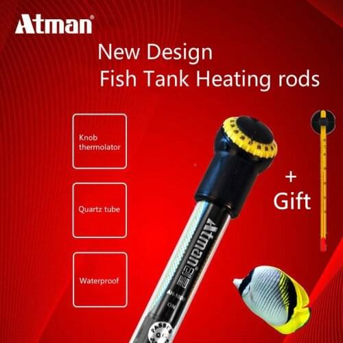 Aquarium Temperature Thermostat Automatic Water Heater Rod for Fish Tank Submersible Aquarium Fish Tank Water Heat 100W/200W