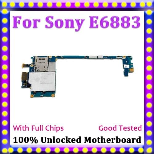 High Quality Full Working Mainboard Logic Board For Sony Xperia Z5 Premium E6883 Motherboard Board Plate With Full Chips