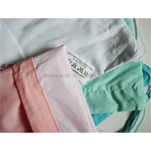 100pcs/lot High quality cotton jewelry pouch cotton gift pouch cotton drawstring pouch bag custom logo jewelry bag earphone bag