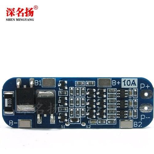 3 Series of 11.1v 12V 12.6v Lithium Battery Protection Plates Have Over Charge and Over Discharge Short-circuit Function 10A Cur