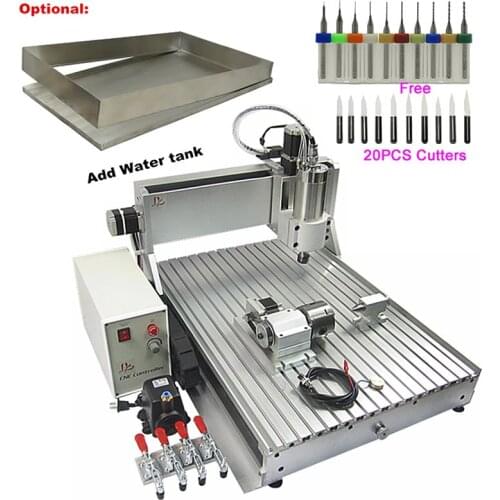 1.5KW USB 4 Axis CNC Router Engraver 6040 Mini 4060 1500W CNC Wood Carving Machine Metal Milling Machine