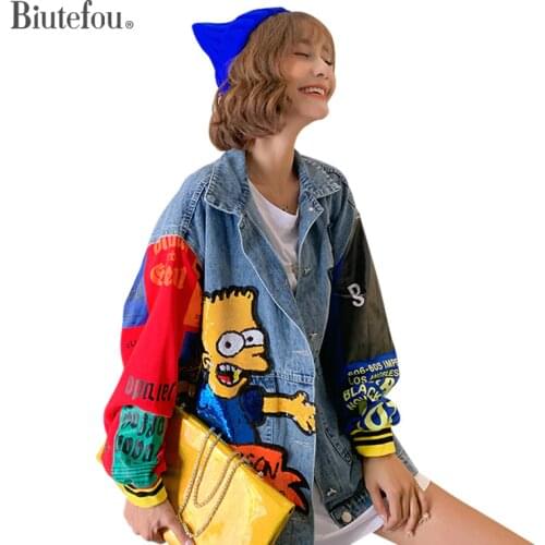 Женские джинсовые куртки Biutefou China At AliExpress