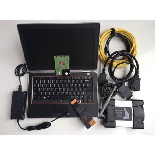 For bmw diagnosis tool wifi icom next with laptop e6320 i5 4g ista d p software hdd 500gb ready to work obd full cables