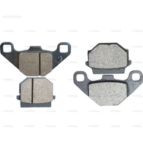 Brake Pads set for KAWASAKI KMX 125 A1-A5 B1-B7 R (86-98) KMX 200 A2-A4 (88-92) YAMAHA YFM 300 Grizzly (12-13) Front Rear