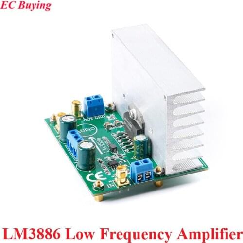 LM3886 Audio Power Amplifier Module Board Low Frequency OPA445 High Voltage Version