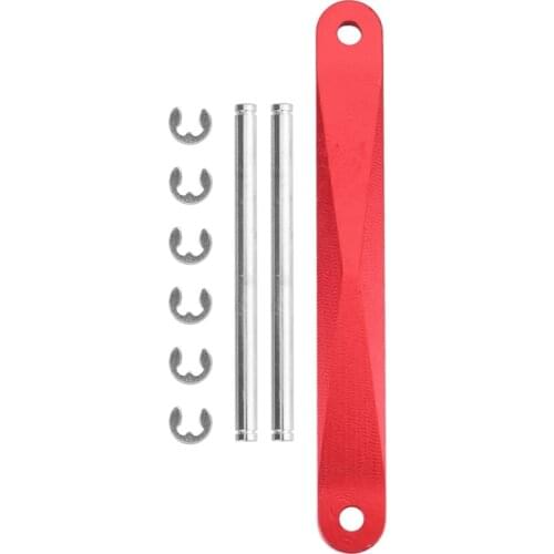 Metal Tie Bar with Suspension Hinge Pin Upgrade Parts Set for 1/10 Traxxas 2WD Slash Rustler Stampede Bandit