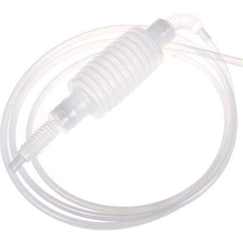Portable Pump Transfer Fuel Oil Sucker Liquid Truck Diesel Siphon Suction Pump Plastic Car Hose Oil Gas Syphon