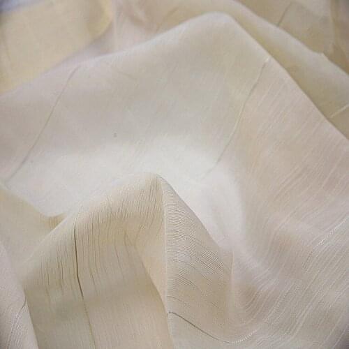 Simple and Modern Pure Curtains Nordic Simple Light-transmitting and Impermeable Window Screening Fabrics for Living Room