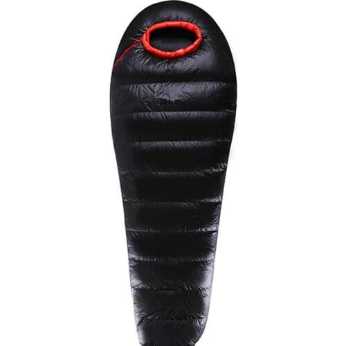 Down Sleeping Bag Camping Insulation Mummified Sleeping Bag